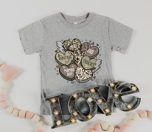 Mama's Boy Candy Hearts - Valentine's Day - KIDS DESIGN ONLY