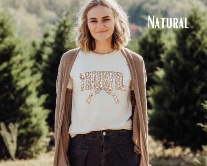 Thankful (tan Floral)