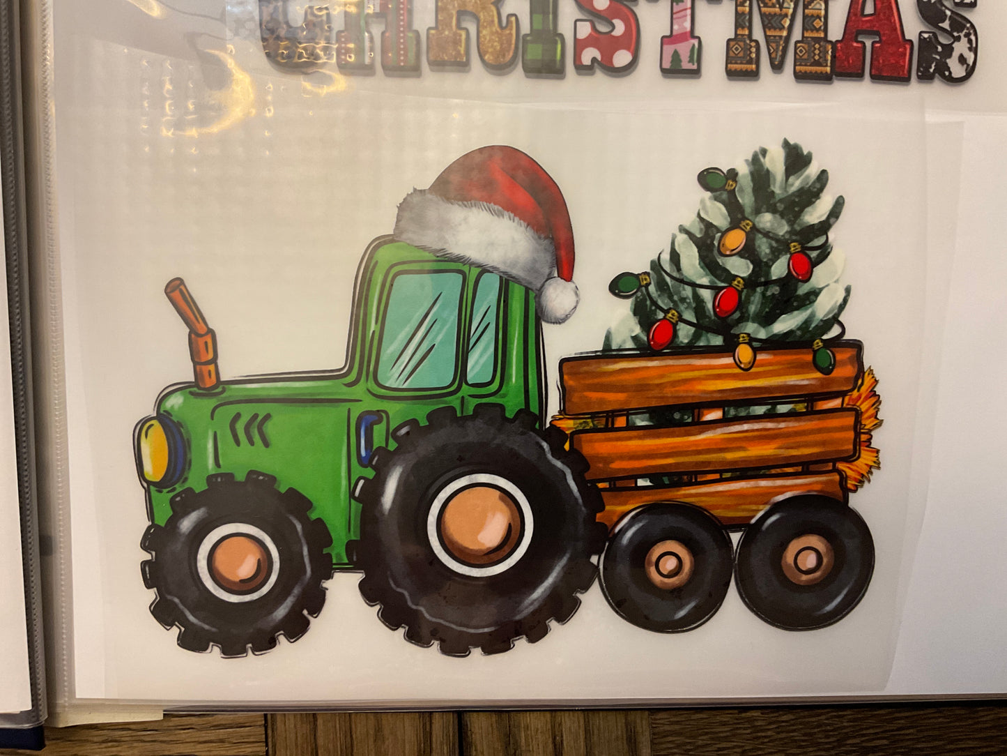Christmas Tractor - Kids Only Design