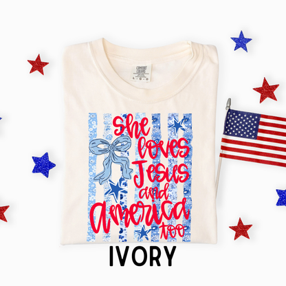 She Loves Jesus and America Too