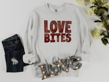 Love Bites - Faux Sequins - Valentine's Day