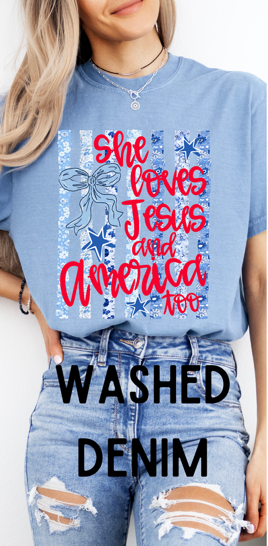She Loves Jesus and America Too