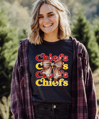 Chiefs Football Bow
