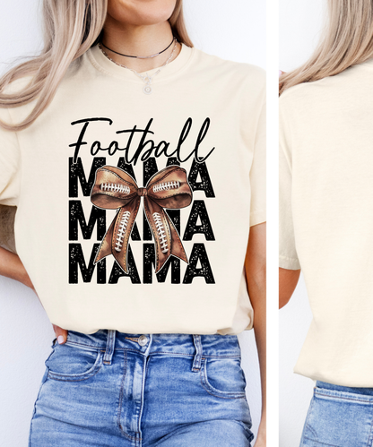 Football Mama W/ Bow