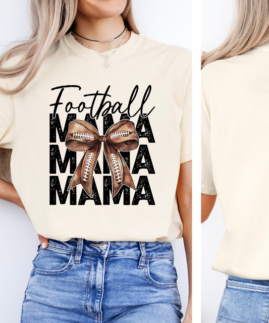 Football Mama W/ Bow