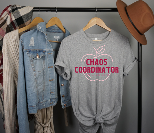 Chaos Coordinator - Teacher Tshirt