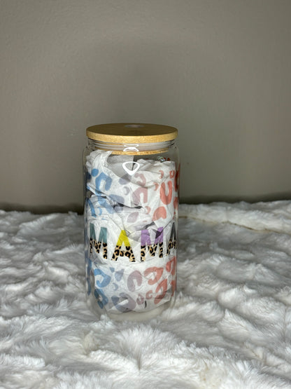 Mama - Leopard Rainbow