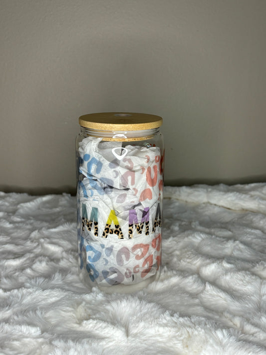 Mama - Leopard Rainbow