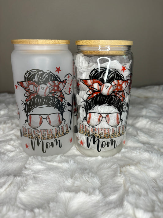 Baseball Mom - Messy Bun
