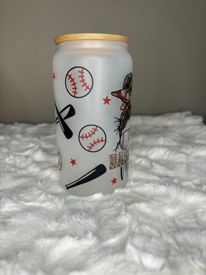 Baseball Mom - Messy Bun