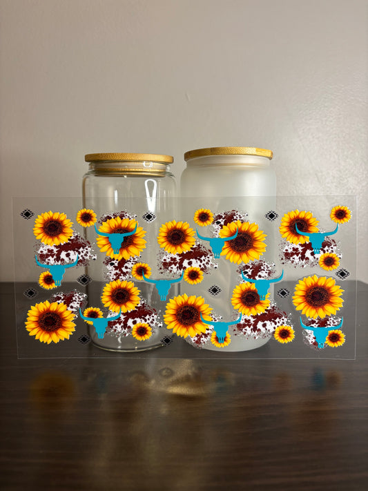 UV DTF - Western Sunflowers