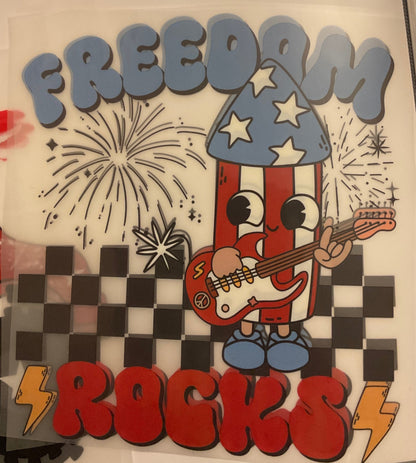 Freedom Rocks - Fireworks - Kids Design Only