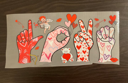 L O V E ASL - Valentine's Day