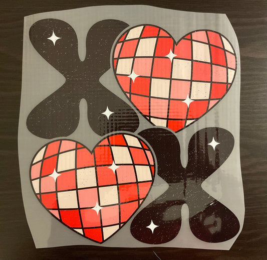 XOXO with Hearts