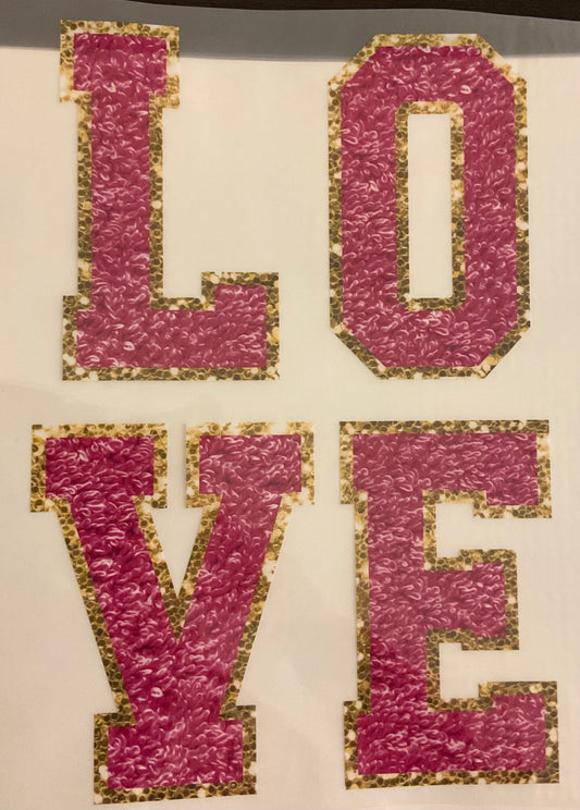 Love - Faux Sequins - Valentine's Day