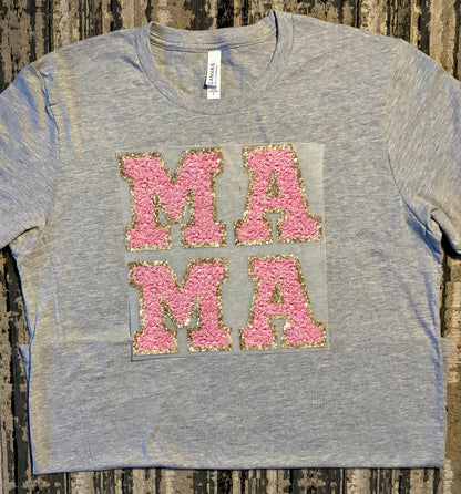 MAMA Faux Sequins - Mama Tshirt