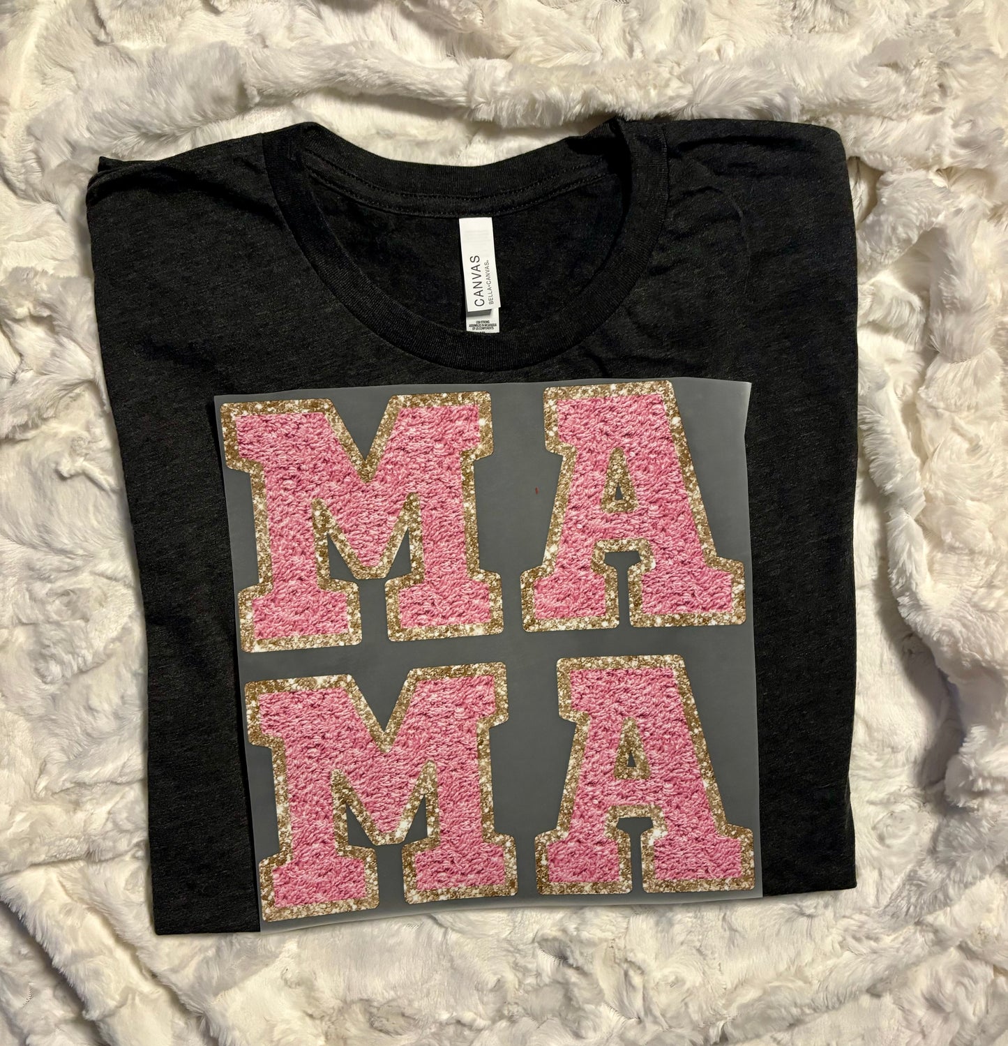 MAMA Faux Sequins - Mama Tshirt