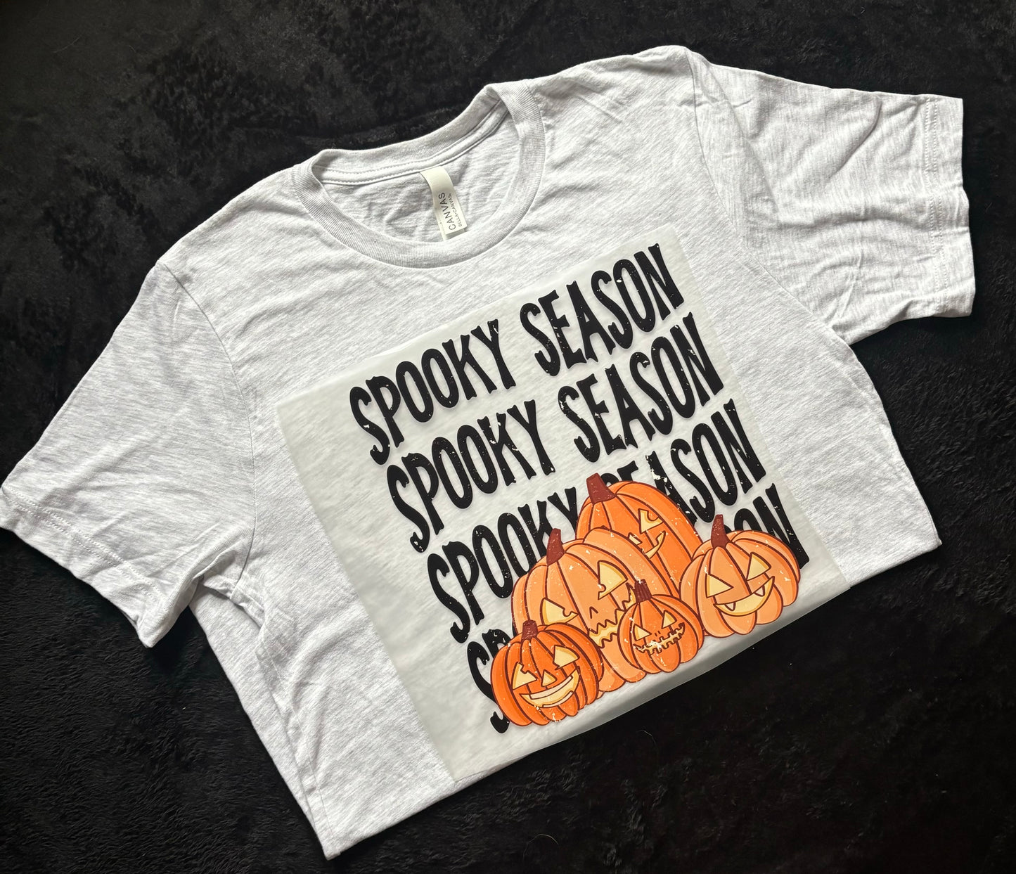 Spooky Season, Jack-O-Lantern - Halloween - Fall Shirt - Bella + Canvas