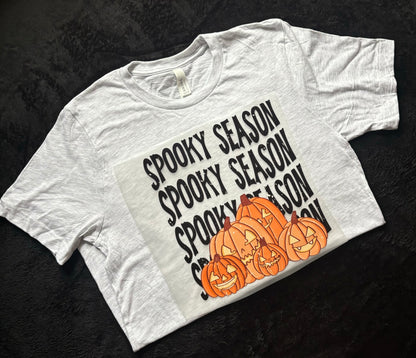 Spooky Season, Jack-O-Lantern - Halloween - Fall Shirt - Bella + Canvas