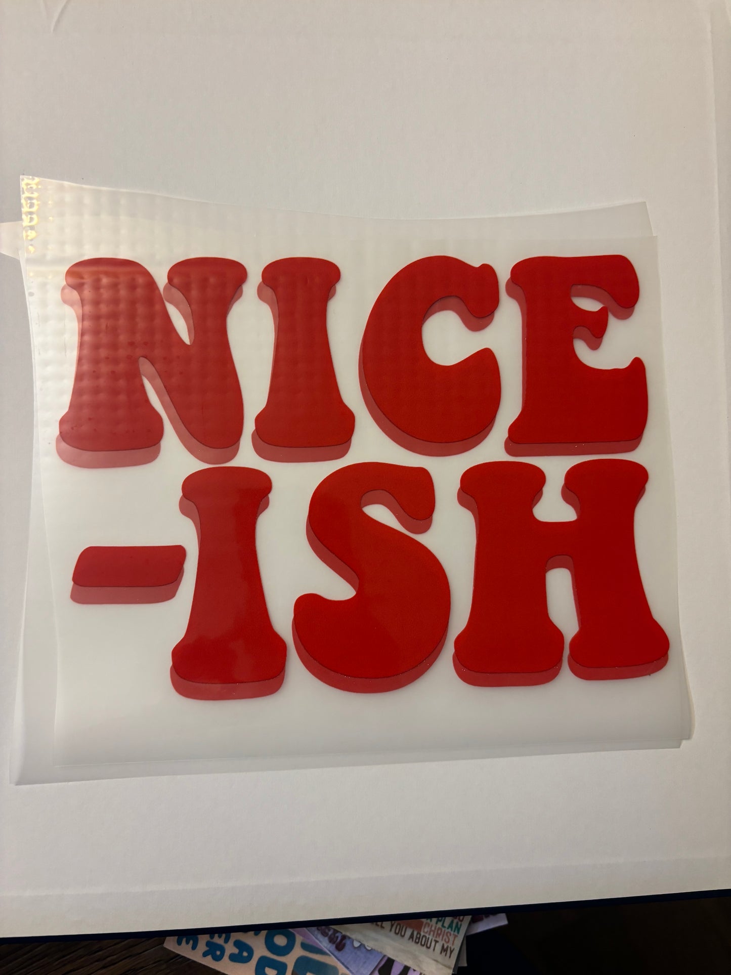 Nice-ish - Kids Designs Only - Christmas - Winter Shirt - Bella + Canvas
