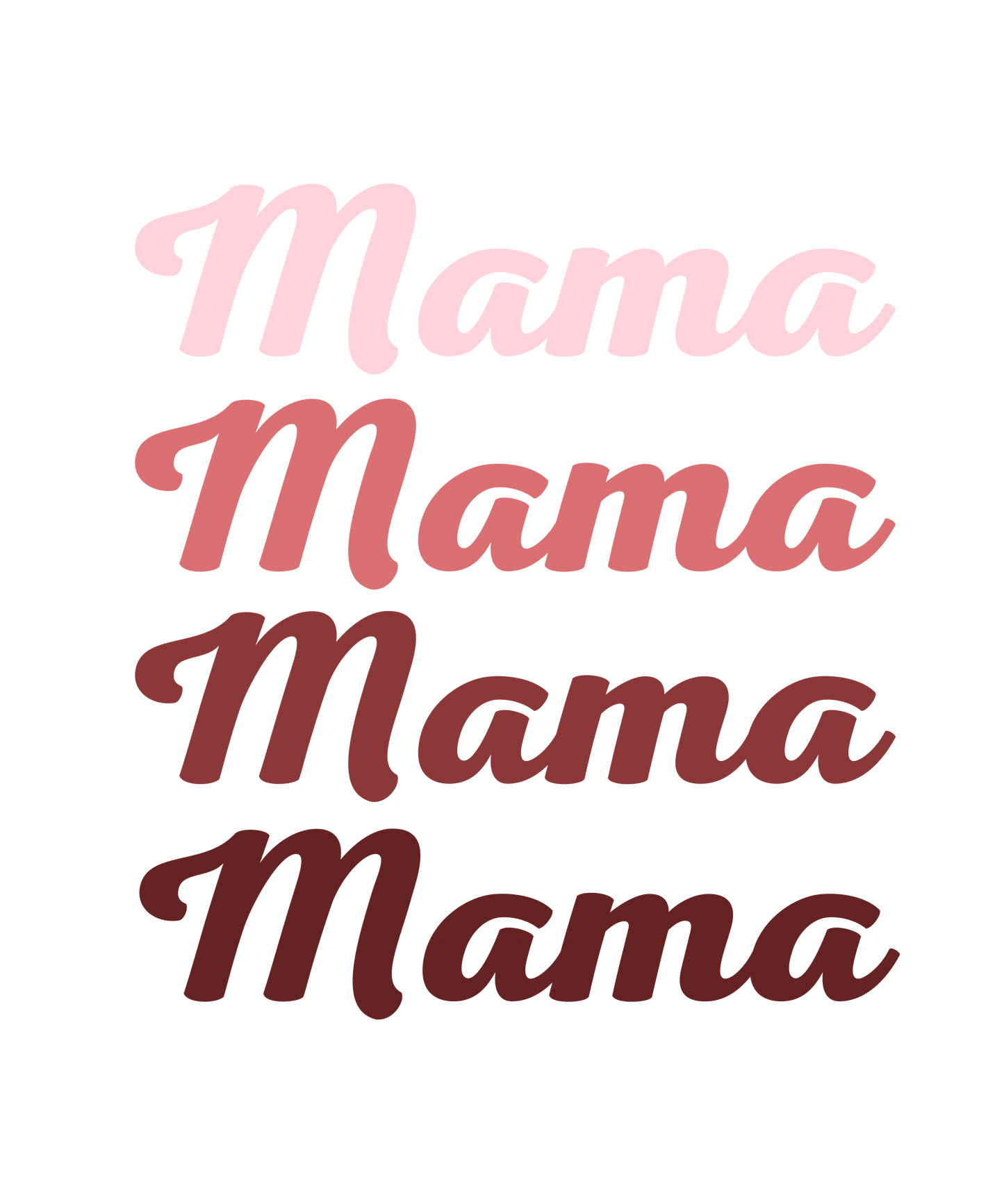 Mama X4 Pink Gradient