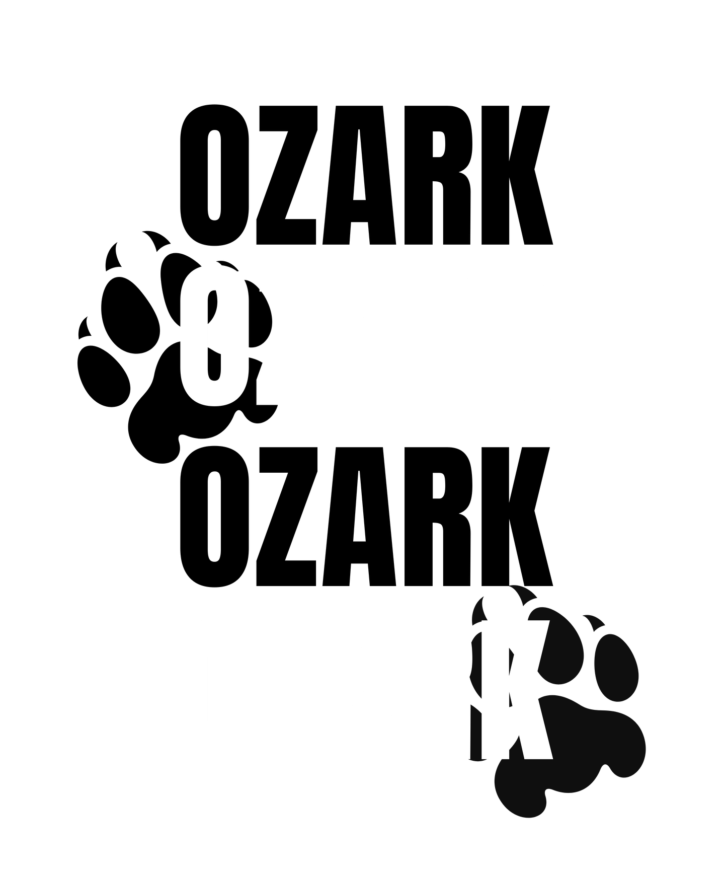 Ozark X4 - Blk and Wht